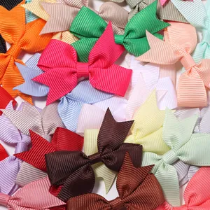 Bunte Ripsband-Schwalbenschwanz-Schleifen für DIY-Bastelarbeiten und Haarschmuck