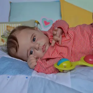 Lifelike 60cm reborn boy doll Cameron with realistic 3D skin and hand-painted veins