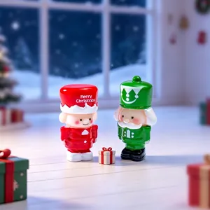 Süße Weihnachts-Nussknacker-Figuren Miniatur-Desktop-Dekoration für DIY-Projekte