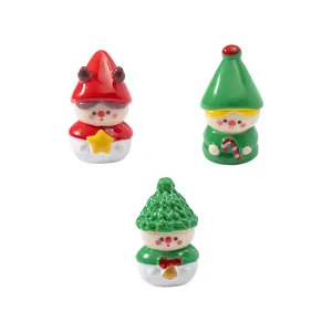 Miniatura Natalizia Statuetta in Resina per Micro Paesaggi DIY Decorazione Carino Ornamento di Natale per la Casa