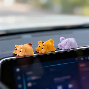 Simpatiche figurine di animali dello zodiaco per cruscotto auto e decorazioni fai-da-te