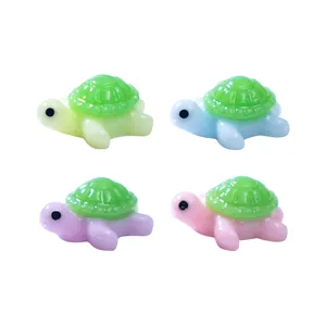 Miniature colorful resin turtles for micro landscape and aquarium DIY decoration
