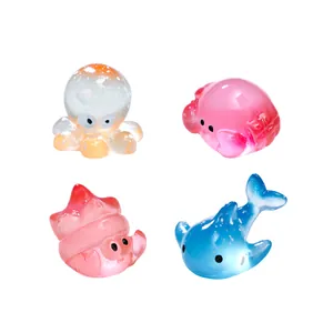 Lichtgevende miniatuur zeedieren voor aquarium decoratie en DIY micro landschappen