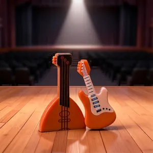 Decorazione per chitarra e balalaika in miniatura per micropaesaggi e case delle bambole