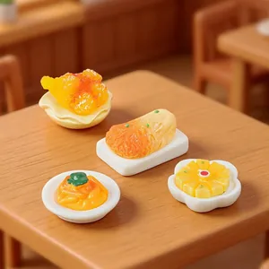 Miniature Korean food models for dollhouse decoration and creative DIY projects