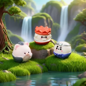 Cute Journey to the West mini figurines for micro landscape and desktop decoration