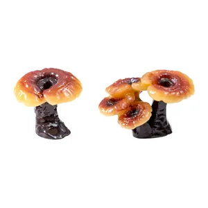 Realistische miniatuur simulatie Ganoderma paddenstoelen voor DIY micro landschap decor
