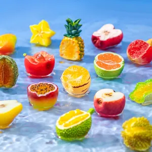 Realistic mixed miniature fruit figurines for DIY crafts and micro landscape decoration