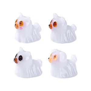 Mini figurine di fantasmi cuccioli luminosi di Halloween per decorazioni fai-da-te