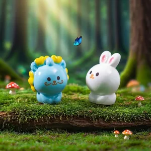 Miniature di animali dello zodiaco carine per decorazione scrivania fai-da-te e paesaggi