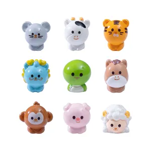 Set di 9 miniature dei segni zodiacali in stile cartoon per decorazioni fai-da-te