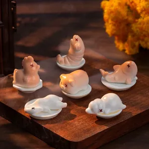 Miniature Créative Photochromique Poulet Rôti Canard Animal Figurines en Résine Décoration de Maison de Poupée Accessoires de Bureau