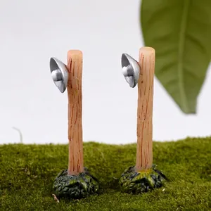 Miniatura Lampione Rurale Ornamento Resina Simulazione Micro Paesaggio Fata Giardino Decor Retro Pastorale Decorazione Casa