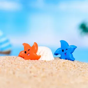 Mini figurine di stelle marine in resina per micro-paesaggi e decorazioni fai-da-te