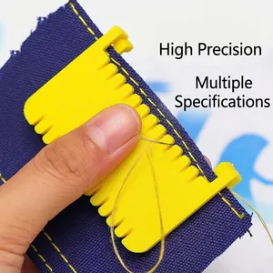 Manual Sewing Spacing Ruler Hinge Positioner Plastic Adjustable Stitch Spacing Tool For DIY Hand Crafting Sewing Accessories