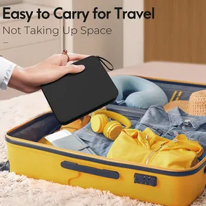 Portable compact 36-color sewing thread storage case ideal for travel suitcases