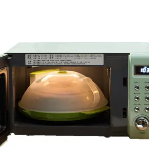 Hittebestendige magnetron afdekhoes met waterinjectie basis en spatbescherming voor voedsel