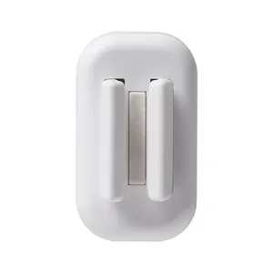 Multifunctional no-drill wall-mounted toothbrush and mop holder with silicone grip