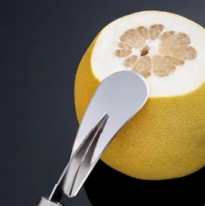 Roestvrijstalen 2-in-1 pomeloschiller en citrusopener voor het eenvoudig pellen van fruit