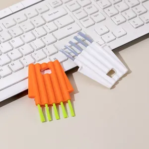 Creative multi-functional gap cleaning brush set for cup lids and computer keyboards