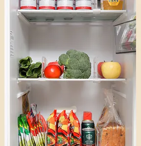 Divisores ajustables de estantes de refrigerador para organizar frutas y bebidas frescas