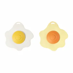 Creatieve siliconen vloerafvoerafdekking in de vorm van een gebakken ei voor de keuken