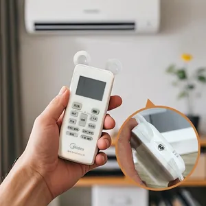 Transparent silicone bear-ear protective cover for air conditioner remote controls