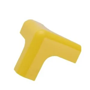 Yellow L-shaped foam baby safety corner protector for furniture and table edges