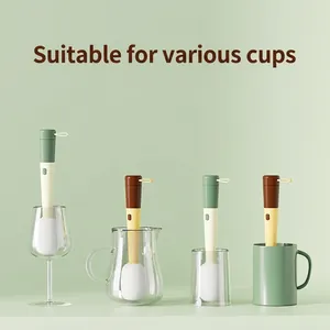 3-in-1 long handle sponge cup cleaning brush for various bottles and glassware