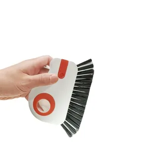 Spazzola manuale multifunzionale 2-in-1 per la pulizia di fessure e davanzali stretti