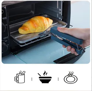 Universal anti-scald bowl gripper and plate lifter for hot kitchen trays and oven pans