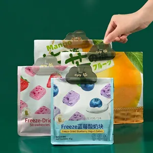 Cloud-shaped magnetic food sealing clips for kitchen snack bags and fridge organization
