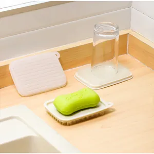 Brosse à légumes flexible en silicone pour nettoyer les fruits et l'évier de cuisine