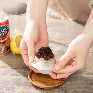 Creative 3D bear shaped silicone ice cube mold for homemade coffee and cool summer drinks