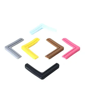 Multicolor L-shaped safety corner guards for window frame and glass edge protection