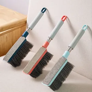 Long Handle Household Bed Cleaning Brush Soft Bristles Duster for Sofa Carpet Bedroom Sheets Plastic Dust Removal Tool