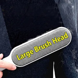 Effective large manual electrostatic lint remover brush for pet hair and dust on clothes
