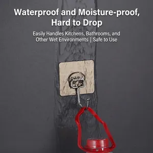 Wasserdichter robuster Edelstahl-Klebehaken für die Küche und das Badezimmer