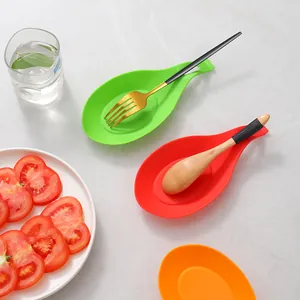Silicone Spoon Rest Heat Resistant Utensil Holder For Stove Top Large Kitchen Spatula Ladle Tongs Pad Easy Clean Multi Function
