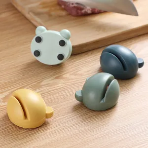 Creative frog cartoon manual knife sharpener for home kitchen tool accessories set