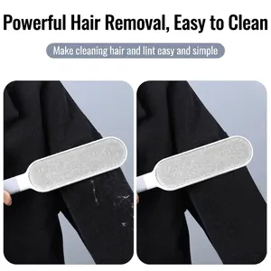 Brosse anti-peluches portable pour vêtements et meubles, enlève les poils d'animaux