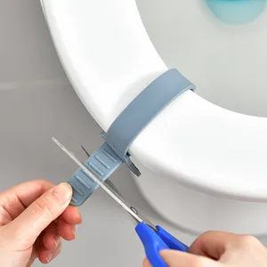 Universele verstelbare siliconen toiletbrillifter, op maat gesneden voor een perfecte pasvorm