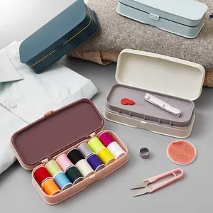 Moderner Minimalistischer Tragbarer Nähkasten Für Den Haushalt Mehrere Fächer Reise Nähkasten Vollständiges Werkzeugset