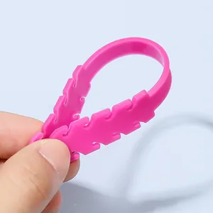 Estensore per maschera in silicone rosa per protezione e comfort delle orecchie