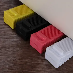 Fermaporta colorati in silicone anti-pizzicamento per la sicurezza dei bambini in casa