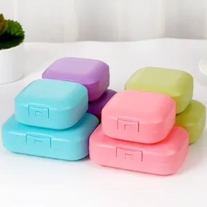 Portable Travel Soap Box With Lid Sealed Waterproof Soap Dish Case Holder For Bathroom Camping Outdoor Hiking Accessory