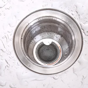 Durable stainless steel kitchen sink strainer filter with fine mesh for effective drainage