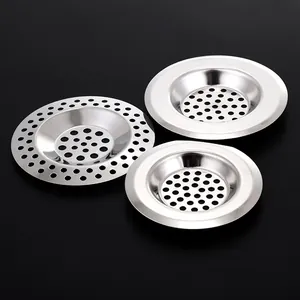Stainless Steel Kitchen Sink Strainer Anti Clogging Drain Filter Mesh For Kitchen Sink Bathroom Shower Basin Stopper