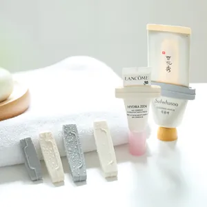 Set van 4 handmatige plastic tubeknijpers voor tandpasta en diverse cosmetica