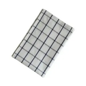 Premium Japanese style linen plaid napkin and placemat for minimalist home dining